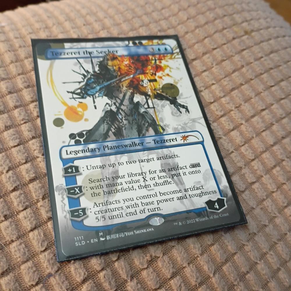 The Magic Gathering Card Tezzeret the Seeker Card